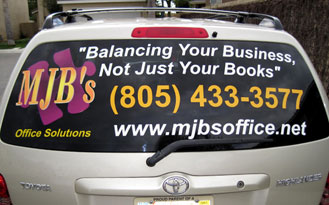 Custom Vehicle Graphics and Lettering in Oxnard, Ventura and Camarillo